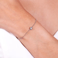 Petite Miss Sofia Pearl Bracelet - Silver