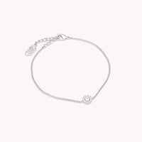 Petite Miss Sofia Crystal Bracelet - Silver