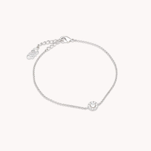 Petite Miss Sofia Crystal Bracelet - Silver