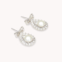 Coco Pearl Earrings - Ivory Pearl (Silver)