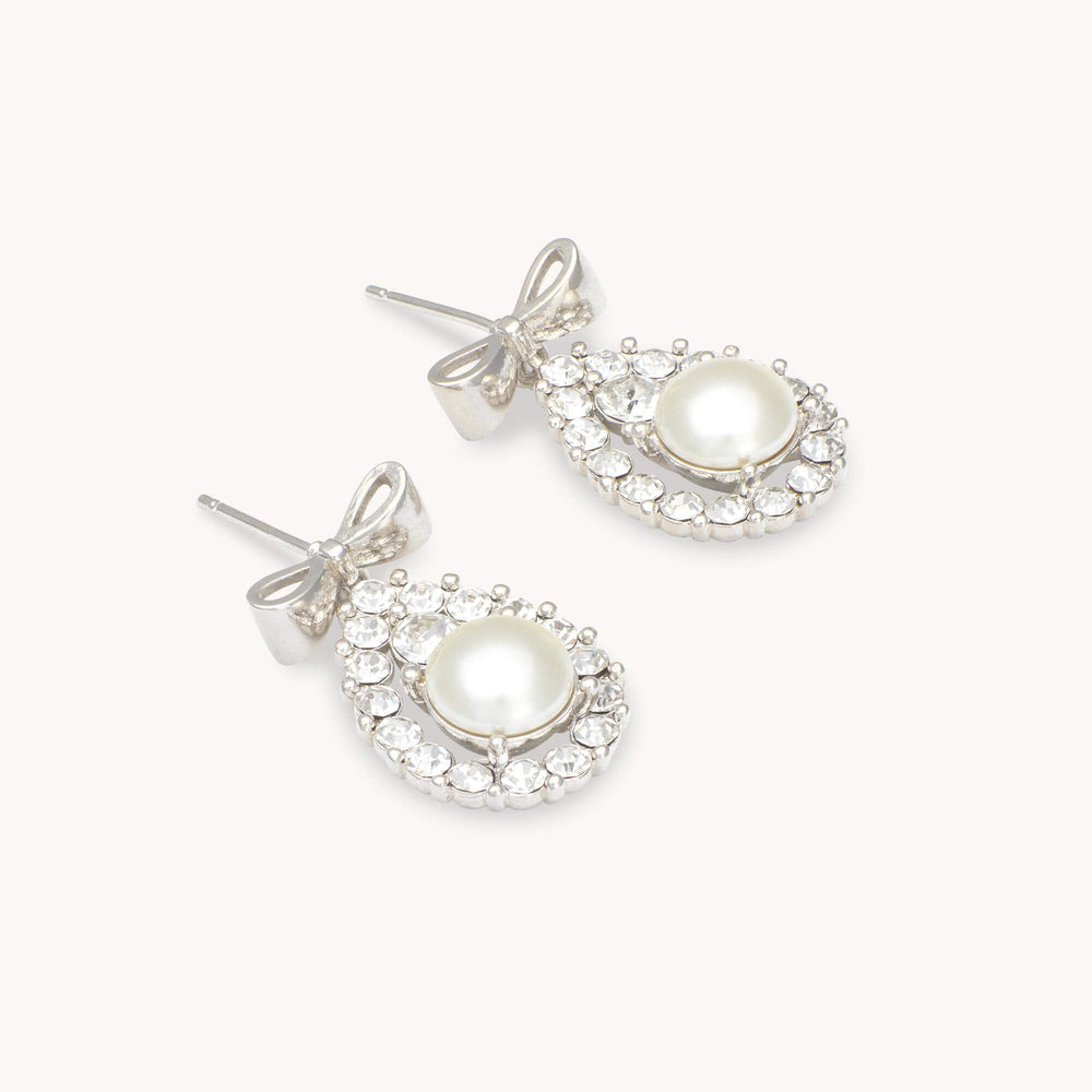 Coco Pearl Earrings - Ivory Pearl (Silver)