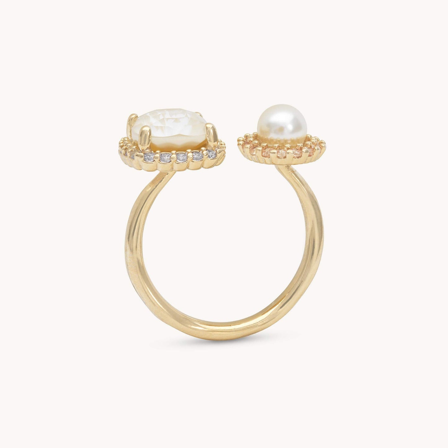 Colette Ring - Milky Cream