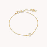 Petite Miss Sofia Pearl Bracelet - Gold
