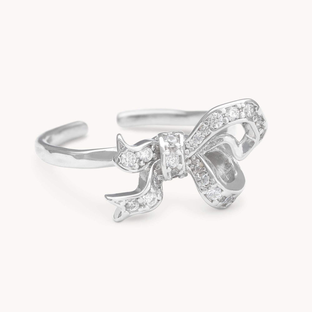 Versailles Bow Ring - Crystal
