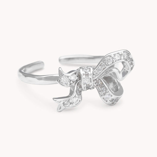 Versailles Bow Ring - Crystal