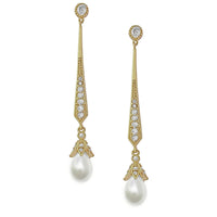 Elegant Pearl Drop Earrings