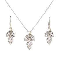 Marquise Drop Necklace Set