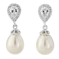 Shimmer Pearl Earrings