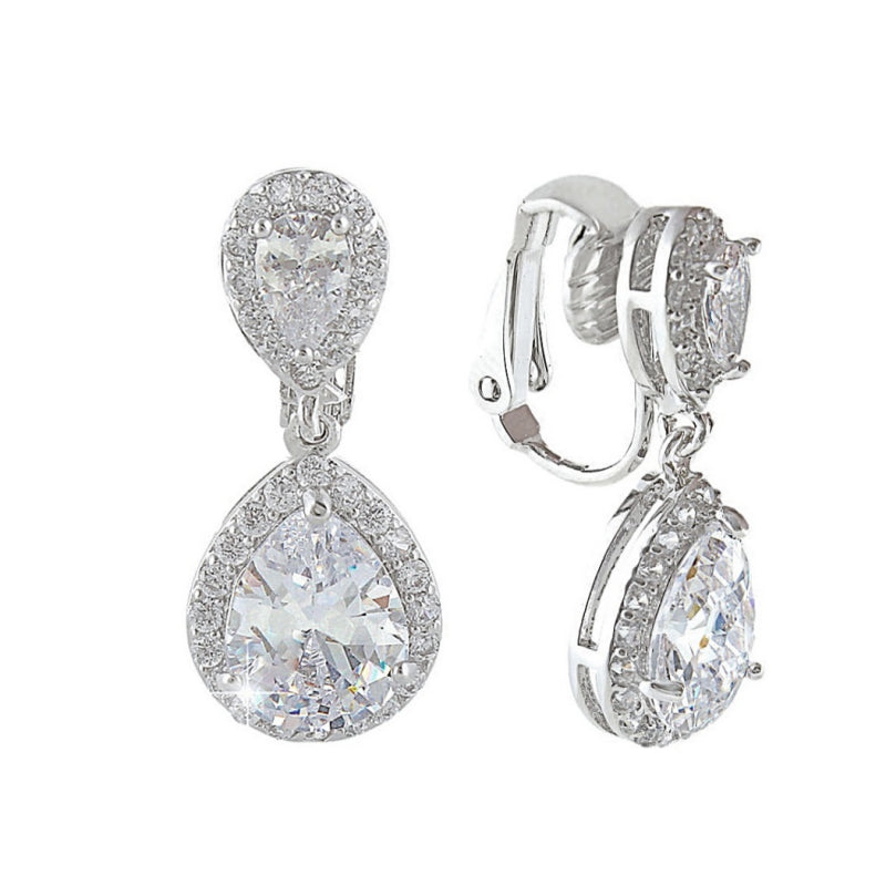 Dazzle Clip on Earrings