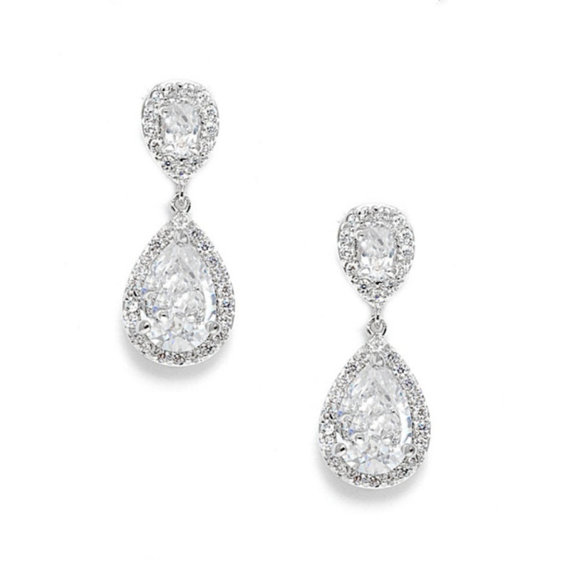 Amber Crystal Earrings