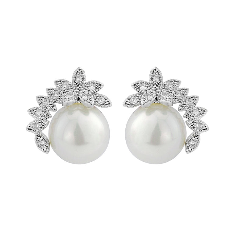 Daisy Pearl Earrings
