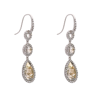 Amy Earrings - Silver Shade