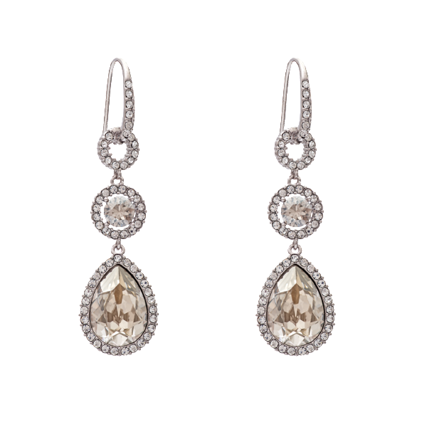 Amy Earrings - Silver Shade