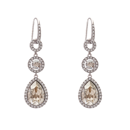 Amy Earrings - Silver Shade