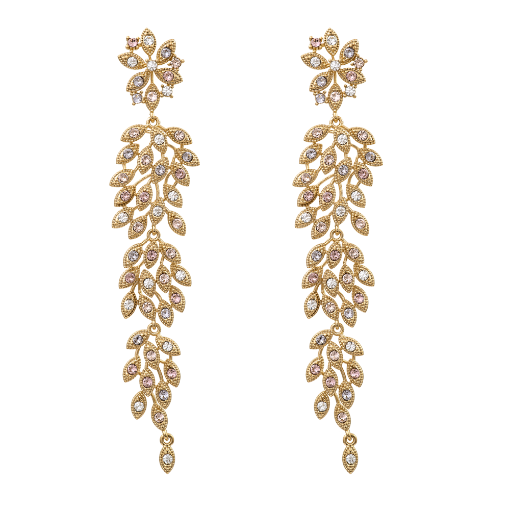 Laurel Earrings - Watercolours