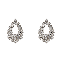 Petite Alice Earrings - Crystal