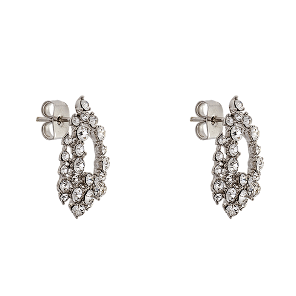 Petite Alice Earrings - Crystal