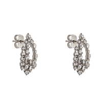 Petite Alice Earrings - Crystal