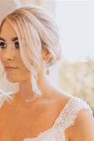 Amy Earrings - Silver Shade