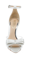 Chloe - soft white point bow heels
