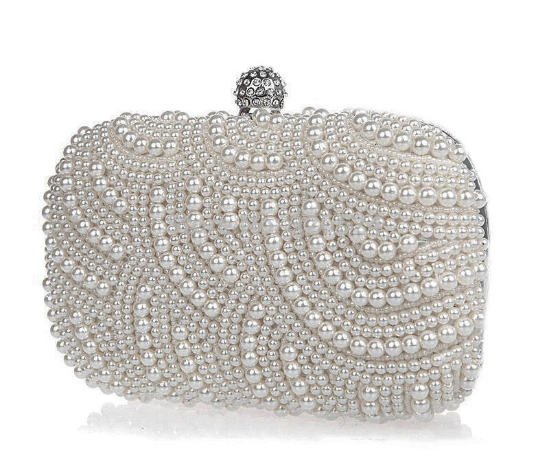 Classic Pearl Clutch Bag