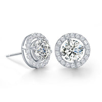 Halo Stud Earrings