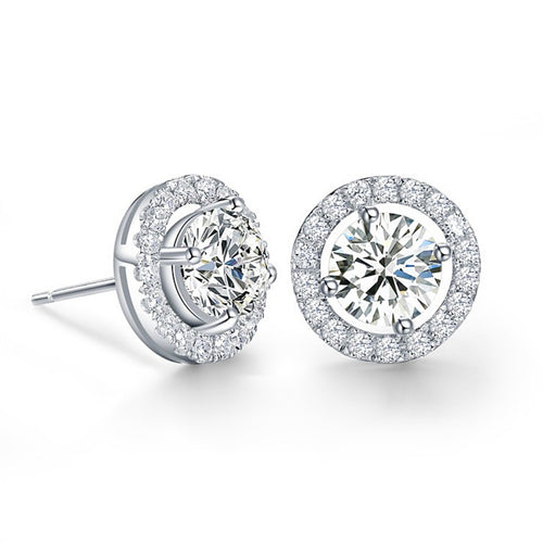 Halo Stud Earrings