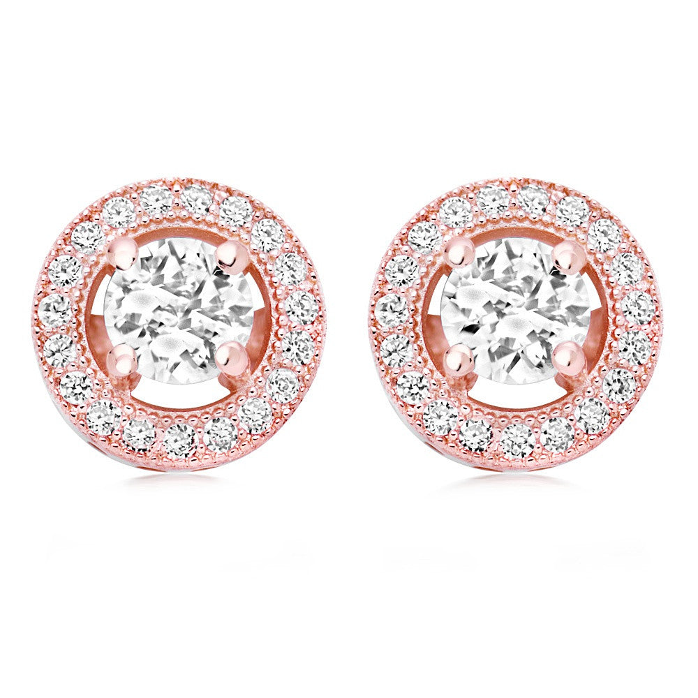 Halo Stud Earrings