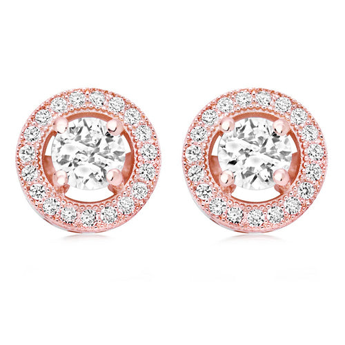 Halo Stud Earrings