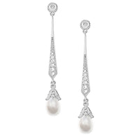 Elegant Pearl Drop Earrings