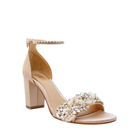 Adele - nude mid block heel