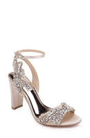 Libby Crystal Embellished Evening Shoe - Nude