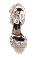 Libby Crystal Embellished Evening Shoe - Nude