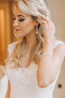 Amy Earrings - Silver Shade