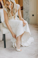 Kiara Peep Toe Ivory Pump