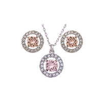 Miranda Necklace & Earrings set - Silk