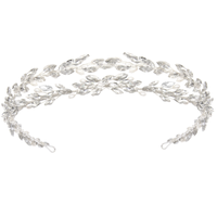 Double strand crystal headband