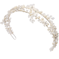 Double strand floral headband