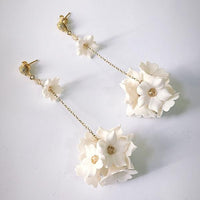 Elle Flower Bridal Earrings