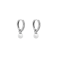 Petite Kennedy - ivory pearl (silver)