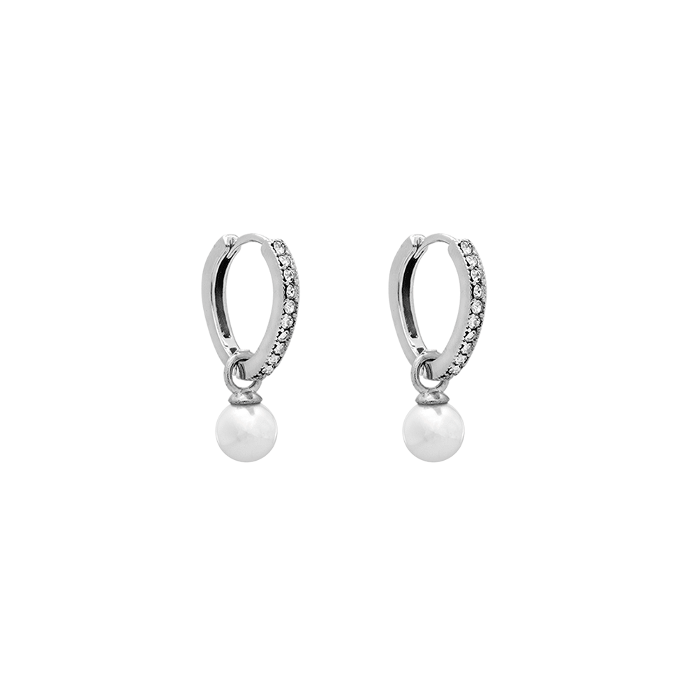 Petite Kennedy - ivory pearl (silver)
