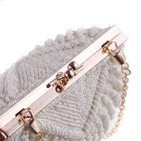 Beaded Shell Clutch