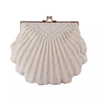 Beaded Shell Clutch