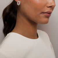Petite Alice Earrings - Crystal