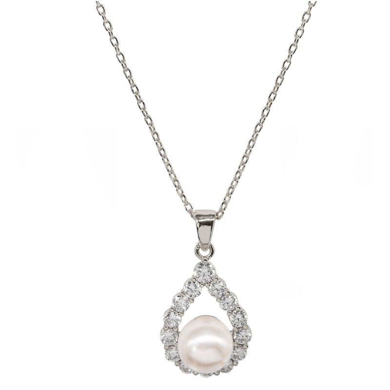 Sharon Pearl necklace & earring set