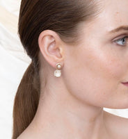 Colette Earrings - Milky Cream