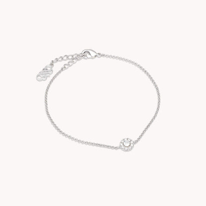 Petite Miss Sofia Crystal Bracelet - Silver