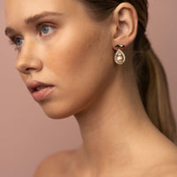 Coco Earrings - Ivory Pearl (Gold)