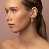 Coco Pearl Earrings - Ivory Pearl (Silver)