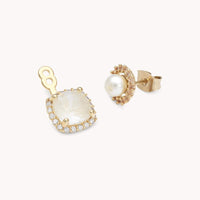 Colette Earrings - Milky Cream